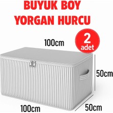 Mikasso 2- Adet Antrasit Çizgili Maxi Büyük Boy Yastık, Yorgan , Döşek Hurcu Desenli 100X50 50 x 100 Kumaş G
