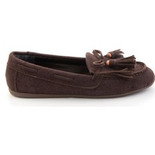 Bambi Kahve  Kadın Loafer Ayakkabı K01936071072