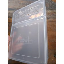 Mikasso Kutu Arı Şerbetliği Şeffaf 11 x 18 cm Tekli Plastik Kap 1 Litre Kapasitelidir Tr
