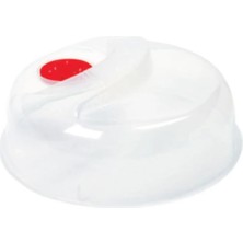 Mikasso Havalandırma Kapaklı Mikrodalga Fırın Koruma Kapağı Kapak Plastik Çok Renkli