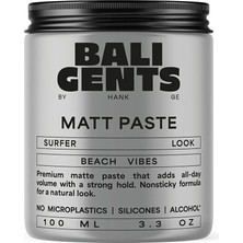 Bali Curls Matte Wax Gents 100 ml Güçlü Tutuş ve Doğal Görünüm Için