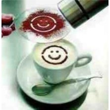 Mikasso Plastik Desenli Kek Pasta Kahve Tatlı Süsleme Şablonları Plastik