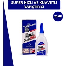Mikasso Ems Forcee 805 Ayakkabı Yapıştırıcı Hızlı Yapıştırıcı 20GR Süper Güçlü Yapıştırıcı Şeffaf Beyaz