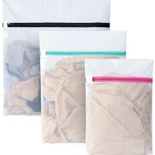 Mikasso 3 Boy Kirli Temiz Kıyafet Torbası 3 Adet Çamaşır Yıkama Filesi Çamaşır Düzenleyici Tr