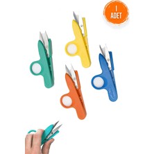 Mikasso Tekstil Makası 1 Adet Çok Amaçlı Plastik Terzi Dikiş Ip Kesme Makası Nakış Iplik Temizleme Kesici