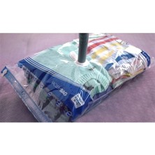 Mikasso Vakumlu Hurç Seyahat Hurcu Valiz Boy 50 x 70 cm Dayanıklı Naylon 2'li Paket Plastik Turuncu