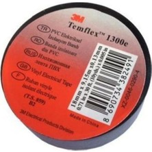 Mikasso - Temflex Izole Elektrik Bandı 18MM 1300E Siyah