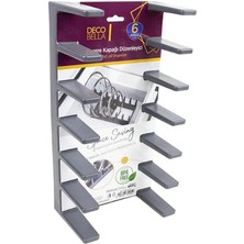 Mikasso Tencere Kapağı Düzenleyici Antrasit Plastik Beyaz