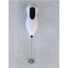 Mikasso Mini Yumurta Karıştırıcı Süt Köpürtücü El Mikseri Pilli Kahve Çırpıcı Telli Blender Cappuccino Mixer