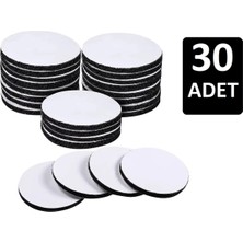 Mikasso Halı Kilim Koltuk Örtüsü Sabitleyici Cırt 30 Adet Kaydırmaz Kendinden Yapışkanlı Cırt Plastik Cn