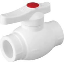 Mikasso 20 mm Pprc Küresel Plastik Vana