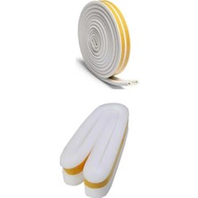 Mikasso Rüzgar Soğuk Önleyici Kapı ve Pencere Fitili 6 Metre ve Alt Süngeri 90 cm