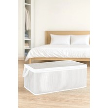 Mikasso 1 Adet Baza Altı Düzenleyici Kumaş Hurç Gri 30*50*20 cm Keçe 70 x 70 Gri Tr