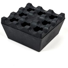 Mikasso Izgara Tipi Kapaklı Küllük Kül Tablası 85X85MM DH068 Plastik Siyah Kare