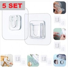 Mikasso Geçmeli Klips Eşya Sabitleme Askısı 5 Set Plastik Çok Renkli