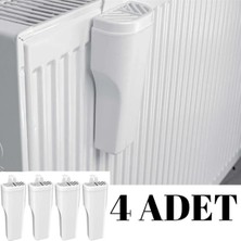 Mikasso 4 Adet Panel Kalorifer Suluğu Nemlendirici Petek Suluğu Gri Tr