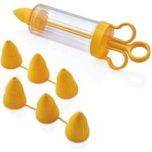 Mikasso Pasta Kek Dekorasyon Süsleme Seti 7 Başlıklı Krema Pompası