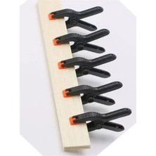 Mikasso 6 Adet Cep Telefonu Ekran Tutucu Kıskaç Klips Mandal Yaylı Işkence Plastik Kelepçe Güçlü Mafsallı