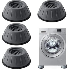 Mikasso 4lü Masa Mobilya Koltuk Ayağı Ses Gıcırtı Gürültü Önleyici Kaydırmaz Vakumlu Yükseltici Mutfak Gri 4