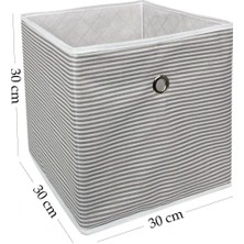 Mikasso Mavi Raf Organizer Kumaş Mavi 30 x 30 Tr