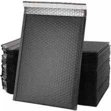 Mikasso Patpatlı Balonlu Kargo Poşeti, Bantlı Siyah E Ticaret Poşeti 5 Adet 25X35+5 Gri 35 x 25 x 12