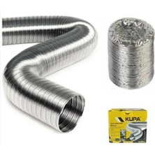 Mikasso Alüminyum Esnek Aspiratör Borusu 120 Mm. - 2 Mt.