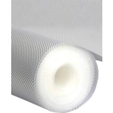 Mikasso Mutfak Kaydırmaz Şeffaf Raflık Kaymaz Dolap Içi Çekmece Örtüsü Pvc 45X10 Metre Koruyucu Eva Kalın Pl