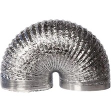 Mikasso Alüminyum Çelik Telli Aspiratör Davlumbaz Borusu 120 M x 2 M