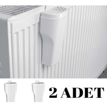 Mikasso 2 Adet Kalorifer Suluğu Nemlendirici Petek Suluğu Radyatör Suluk Gri