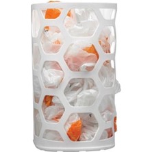 Mikasso Pratik Mini Poşet Sepeti Düzenleyici Organizer G-297 Plastik Gri