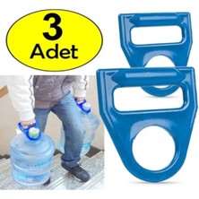 Mikasso 3 Adet Damacana Tutacağı Damacana Su Sebili Taşıma Aparatı Damacana Askı Aparatı Kırılmaz Mavi