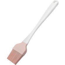 Mikasso Slicolife Yağ ve Yumurta Fırçası - Pembe / 27 cm Silikon