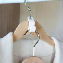 Mikasso 5'li Dolap Içi Askı Çoğaltıcı Çok Amaçlı Askı Dolap Içi Düzenleyici Kıyafet Düzenleyici Plastik Beya