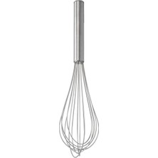 Mikasso Karıştırıcı Tel Çırpıcı Paslanmaz Çelik Çırpma 30 cm Paslanmaz Çelik Gri