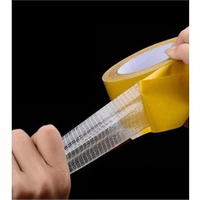 Mikasso Geniş 10 Metre * 5 cm Çift Taraflı Süper Güçlü Yapışkan Yapıştırıcı Bant Isıya Dayanıklı