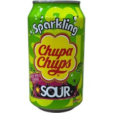 Chupa Chups Sparkling Sour Green Apple Flavour 345 ml *1'li