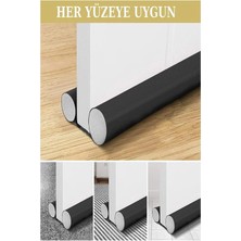 Mikasso Kapı Altı Isı Yalıtım Süngeri Çift Yönlü Rüzgar Ses Böcek Önleyici Kapı Altı