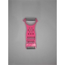 Mikasso Tırtıllı Soyacaklı Rendeli Pratik Patates Dilimleyici Çok Renkli