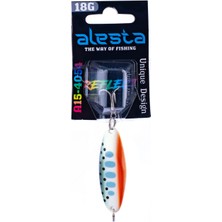 Alesta Reflect 18G Beyaz/gri/turuncu Noktalı Glow