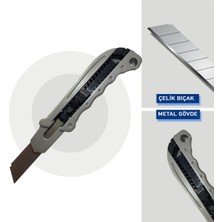 Mikasso Tam Metal Gövde Maket Bıçağı (Uzun Ömürlü Metal Gövde Falçata)