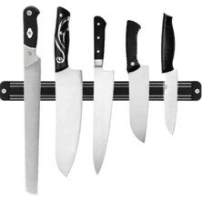 Mikasso Mıknatıslı Bıçak Askısı 33CM Bıçak Tutucu Bıçak Organizer Bıçaklık Plastik Turkuaz