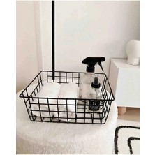 Mikasso Tel Sepet, Masaüstü Organize, Düzenleyici, Dolap Içi Organizer, Çok Amaçlı Düzenleyici Metal 20 x 30
