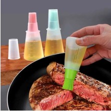 Mikasso Hazneli Silikon Yağ, Yumurta Gözleme ve Sos Fırçası Çok Renkli