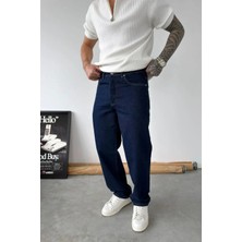 HAFKA Koyu Mavi Premium Basic Regular Pantolon