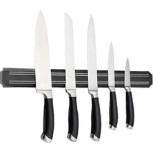 Mikasso 33 cm Mıknatıslı Bıçak Tutucu Stand Bıçaklık Tutucu Askı Stant Paslanmaz Çelik