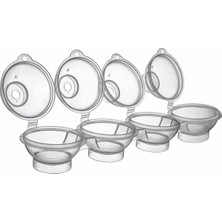 Mikasso 1 Adet Pratik 4'lü Top Buz Kalıbı Sihirli 4'lü Küre Buz Kalıbı Sihirli Buz Kalıbı KP-152 Plastik