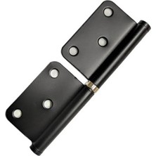 Mikasso Çelik 12 cm German Yönsüz Menteşe Siyah (6 Adet)