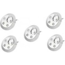 Mikasso 5 Adet Çaydanlık Içi Süzgeç Demlik Içi Çay Süzgeçi 5 Li Set Metal