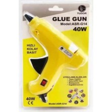 Mikasso Glue Gun Kalın Sıcak Silikon Tabancası 40W Sıcak Mum Silikon Tabancası (Renk Farklılık Gösterebilir)