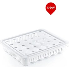 Mikasso 30'lu Yumurta Saklama Kabı Plastik Turuncu